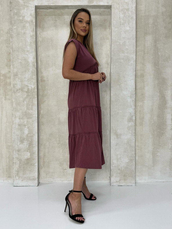 Edoti Ženske mini obleke DLR106 - roza OTHER