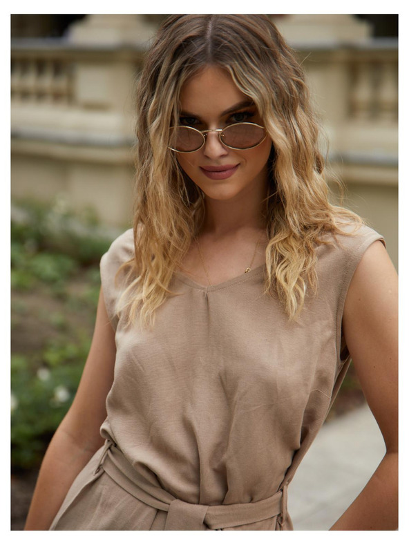 Edoti Ženske mini obleke DLR106 - roza OTHER