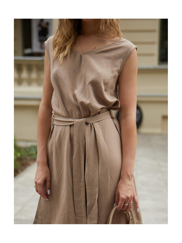 Edoti Ženske mini obleke DLR106 - roza OTHER