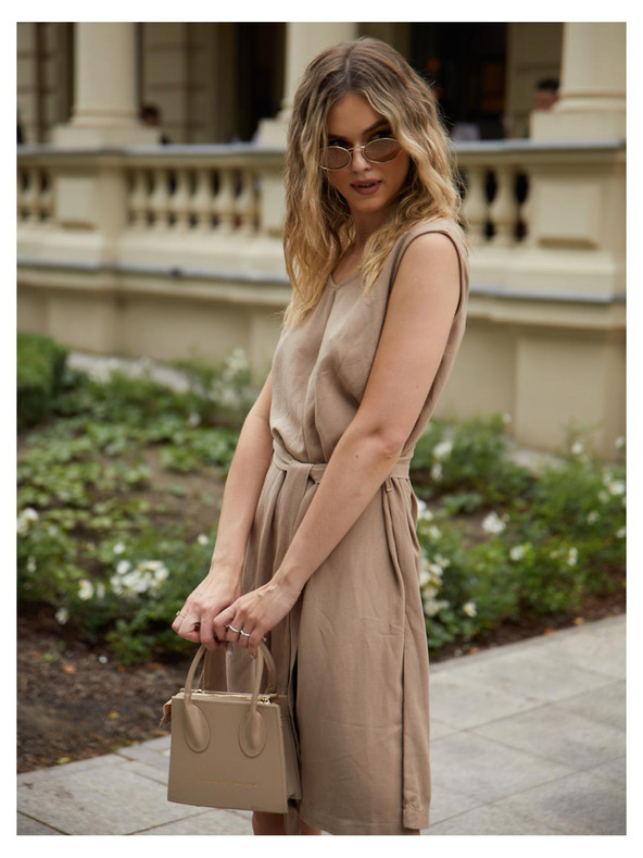 Edoti Ženske mini obleke DLR106 - roza OTHER