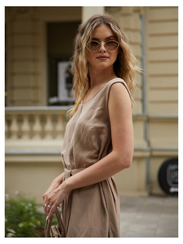 Edoti Ženske mini obleke DLR106 - roza OTHER