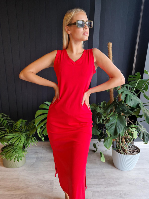 Edoti Ženske mini obleke DLR106 - roza OTHER