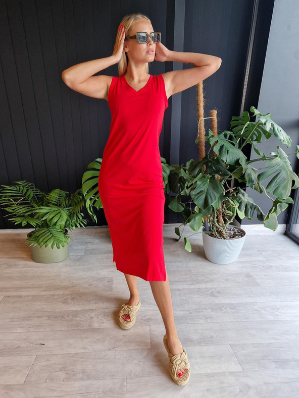 Edoti Ženske mini obleke DLR106 - roza OTHER