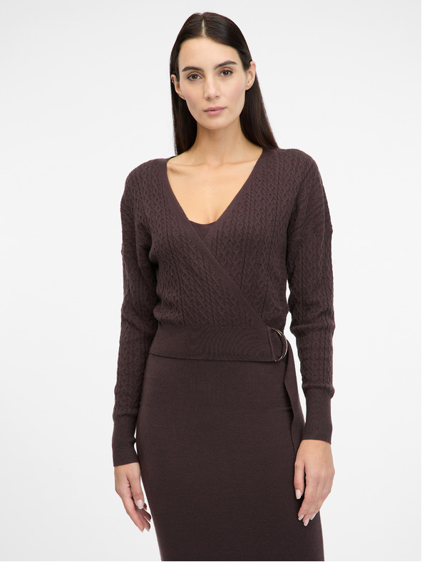 Orsay Rjava ženska midi obleka ORSAY