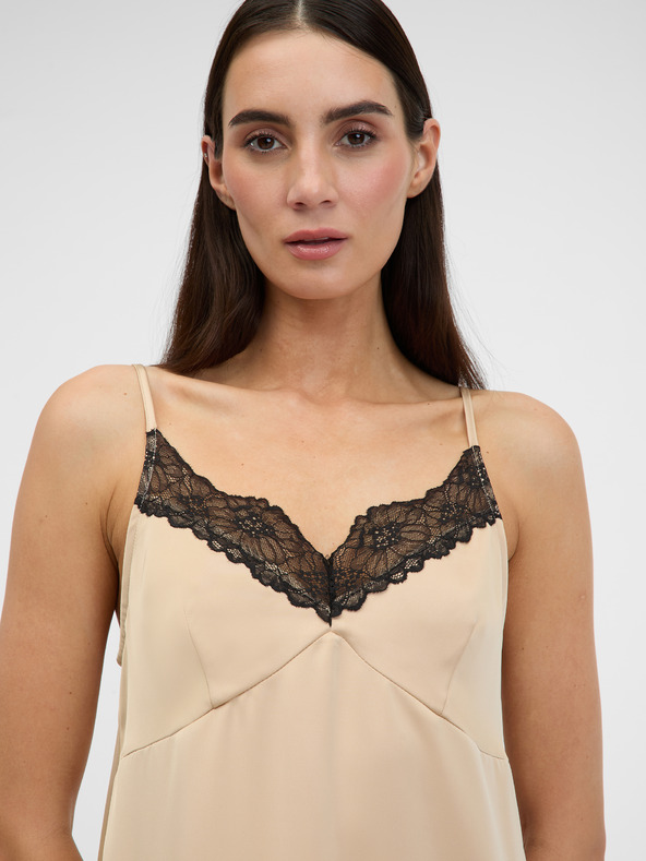 Orsay Svetlo rjava ženska midi obleka ORSAY