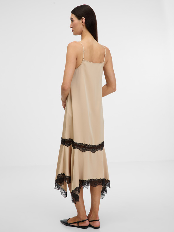 Orsay Svetlo rjava ženska midi obleka ORSAY