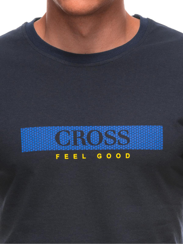 Edoti Moška majica s tiskom S2033 - bela OTHER