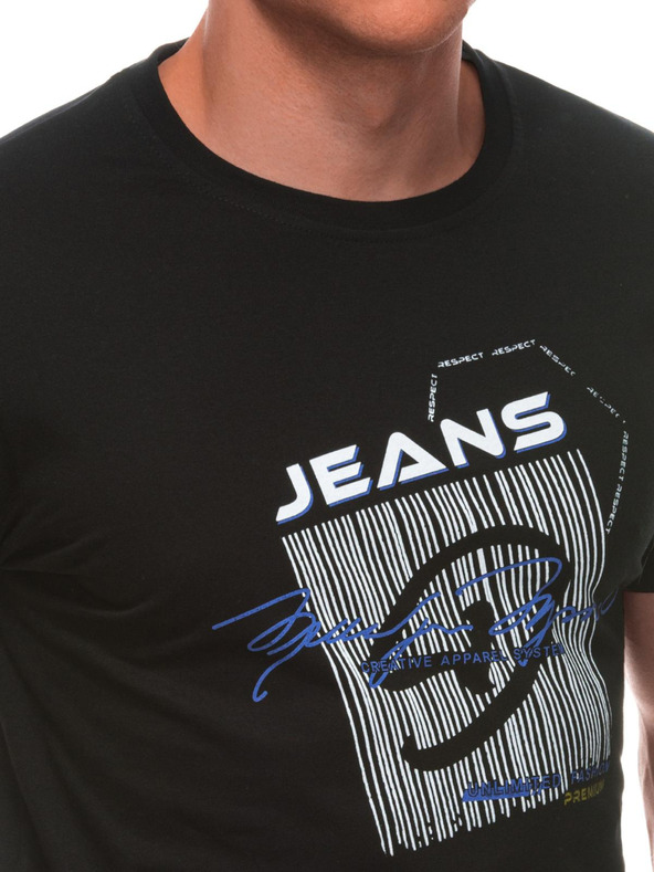 Edoti Moška majica s tiskom S2033 - bela OTHER