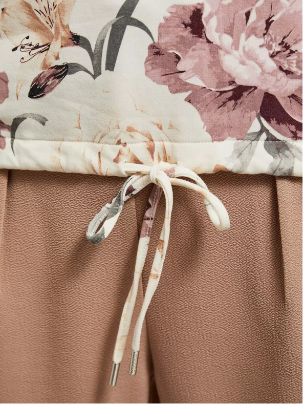 Moodo Ženska majica s cvetličnim vzorcem Moodo