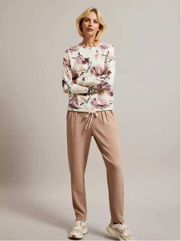 Moodo Ženska majica s cvetličnim vzorcem Moodo