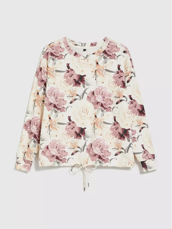 Moodo Ženska majica s cvetličnim vzorcem Moodo