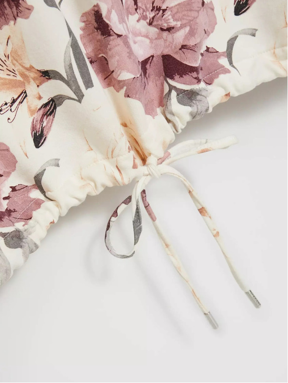 Moodo Ženska majica s cvetličnim vzorcem Moodo