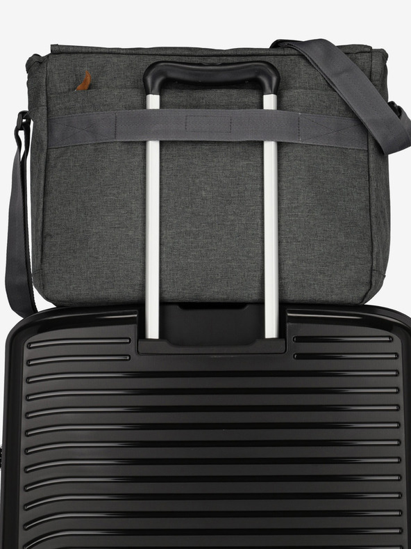 Travelite Basics messenger bag ME - tmavě šedá Ovitek za telefon