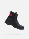 Geox Čierne dievčenské členkové topánky Casey Girl