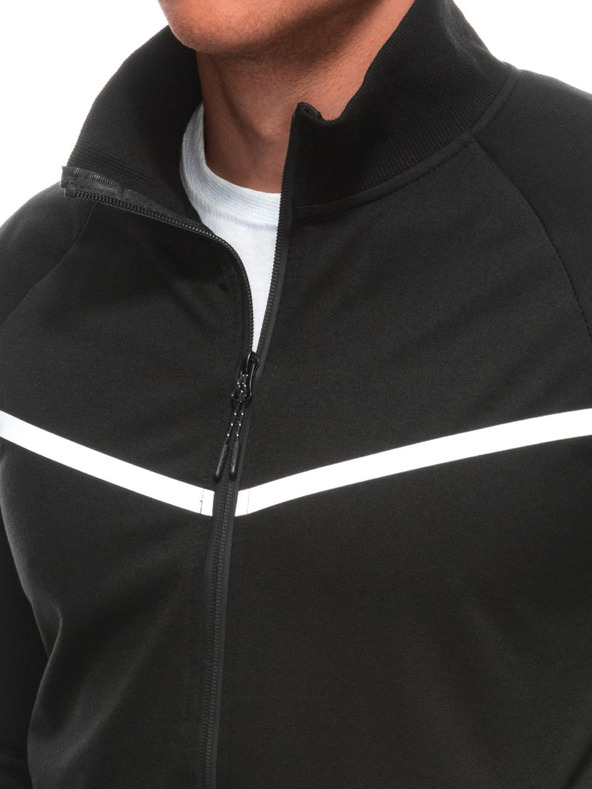 Edoti Moška zadrga jopica B1708 - črna OTHER