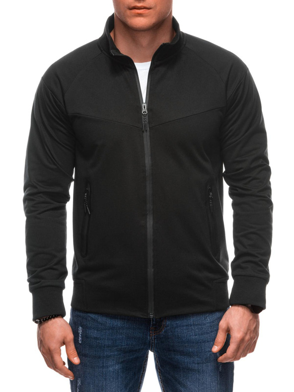 Edoti Moška zadrga jopica B1709 - črna OTHER