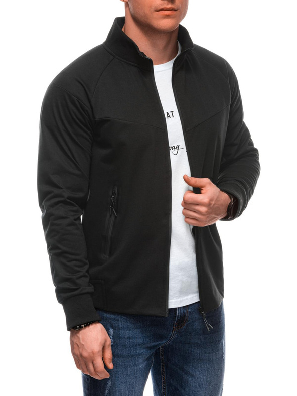 Edoti Moška zadrga jopica B1709 - črna OTHER