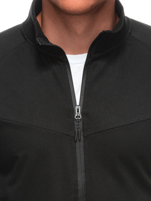 Edoti Moška zadrga jopica B1709 - črna OTHER