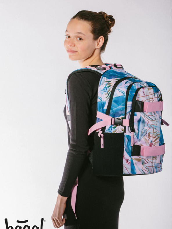 BAAGL  BAAGL 3 SET Skate Leafs: nahrbtnik, svinčnik, torba BAAGL