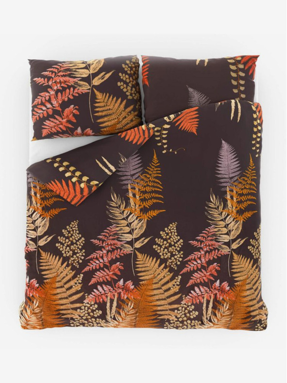 Kvalitex Satenasta francoska prevleka Luxury Collection 1+2, 240x200, 70x90cm Paprat rjava Kvalitex