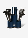 Berlingerhaus Komplet nožev in kuhinjskega orodja v stojalu 12 kosov Aquamarine Metallic Line BERLINGERHAUS