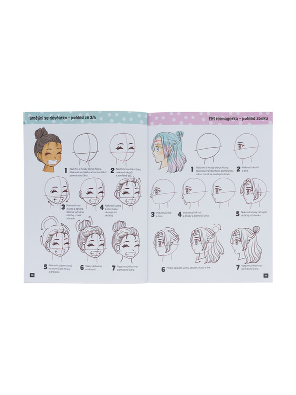 BAAGL  Kako risati KAWAII MANGA: MODA – Korak za korakom z MISAKO