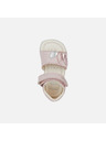 Geox Svetlo rožnati dekliški sandali Geox Alul
