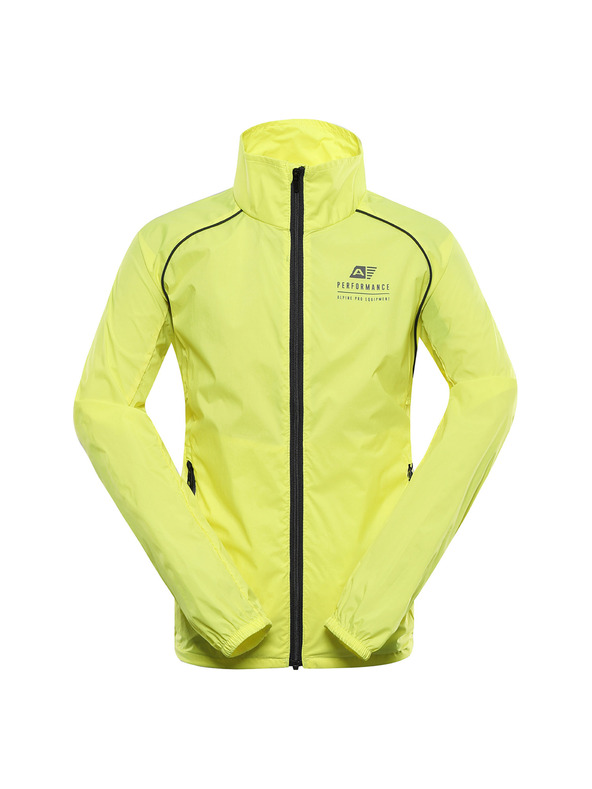 ALPINE PRO Otroška ultralahka jakna z DWR obdelavo ALPINE PRO SPINO 2 neon yellow