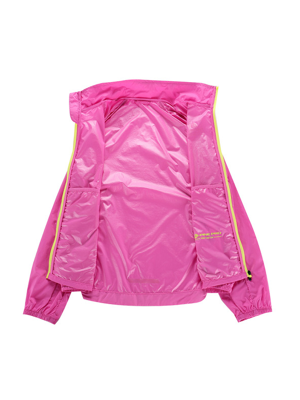 ALPINE PRO Otroška ultralahka jakna z DWR obdelavo ALPINE PRO SPINO 2 neon pink