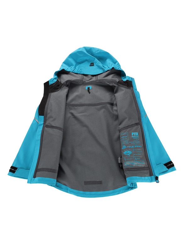 ALPINE PRO Otroška jakna s PTX membrano ALPINE PRO ZARRO caribbean sea
