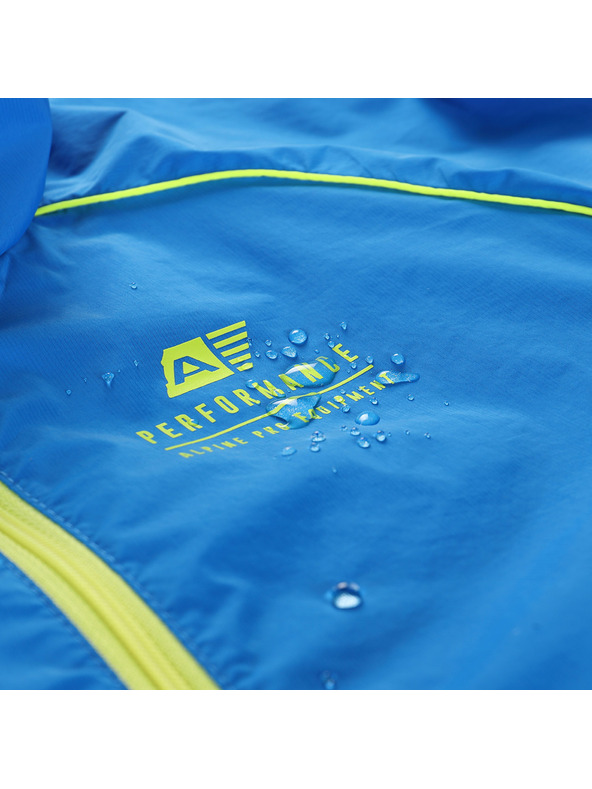 ALPINE PRO Otroška ultralahka jakna z obdelavo dwr ALPINE PRO SPINO 2 electric blue lemonade