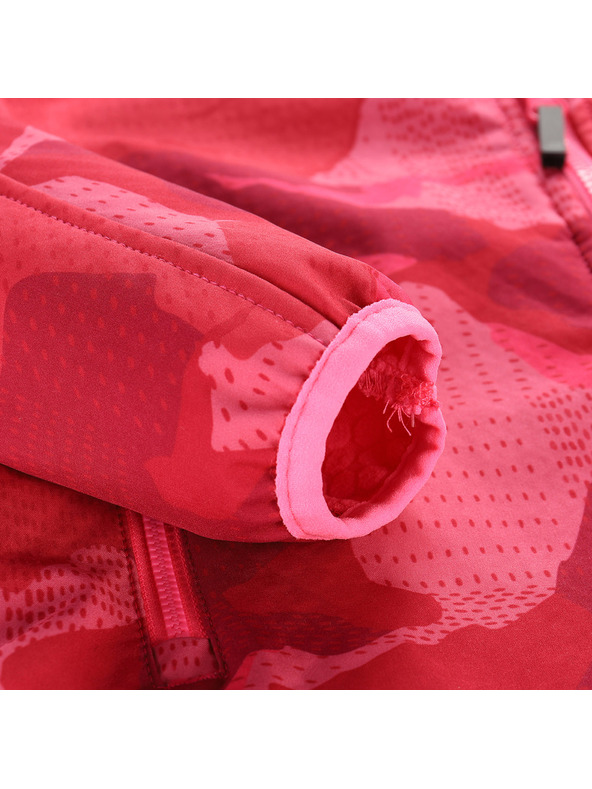 ALPINE PRO Otroška softshell jakna z membrano ALPINE PRO EZORO neon knockout pink varianta pa