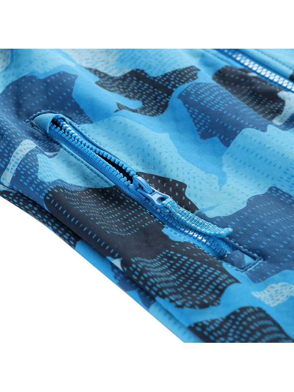 ALPINE PRO Otroška softshell jakna z membrano ALPINE PRO EZORO blue jewel varianta pa