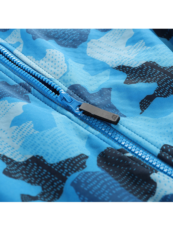 ALPINE PRO Otroška softshell jakna z membrano ALPINE PRO EZORO blue jewel varianta pa
