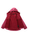 ALPINE PRO Otroška softshell jakna z membrano ALPINE PRO OMANO 2 raspberry