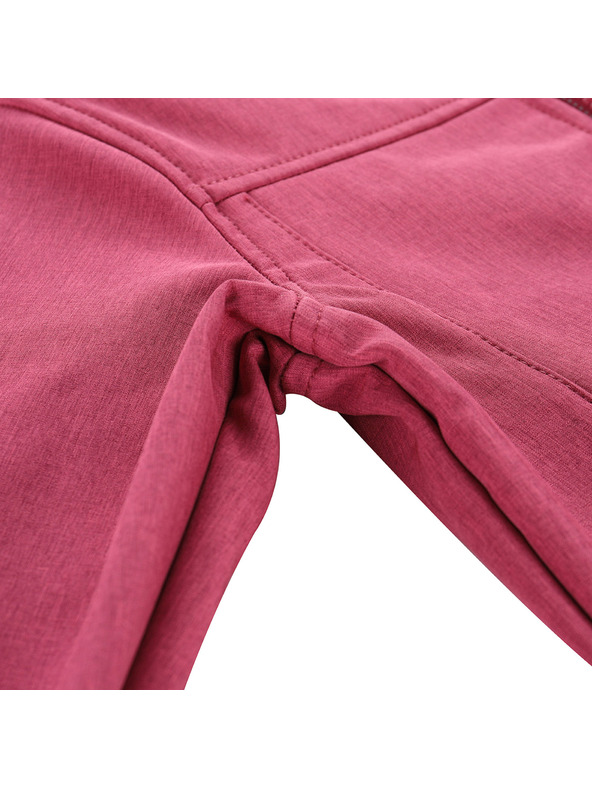 ALPINE PRO Otroška softshell jakna z membrano ALPINE PRO OMANO 2 raspberry