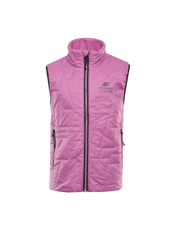 ALPINE PRO Otroški ultralahek brezrokavnik z impregnacijo ALPINE PRO BERFO cyclamen