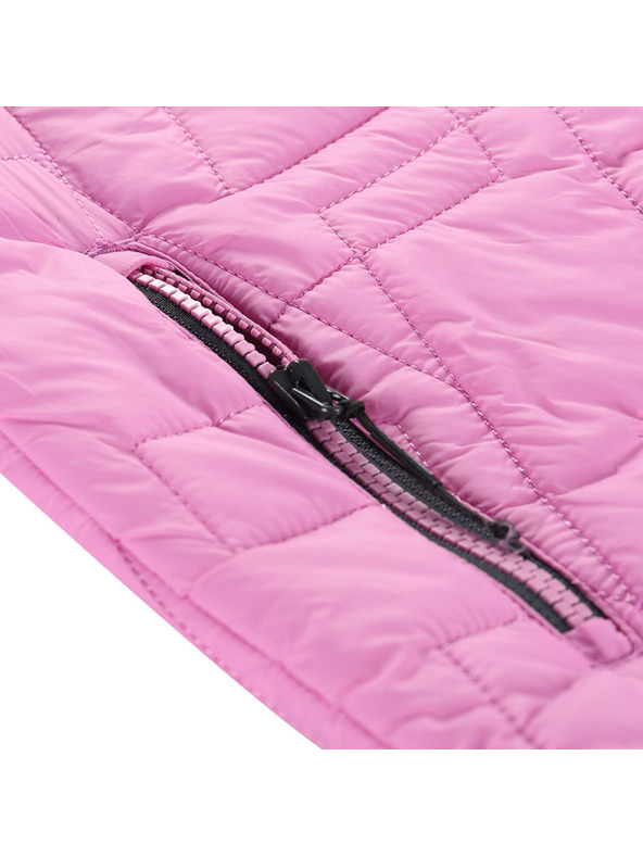 ALPINE PRO Otroški ultralahek brezrokavnik z impregnacijo ALPINE PRO BERFO cyclamen