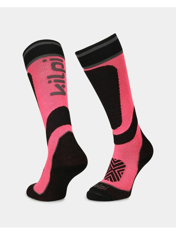 Kilpi Otroške smučarske nogavice Kilpi ANXO-J Roza