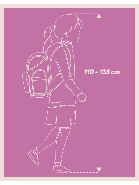 BAAGL  BAAGL 5 SET Zippy Plameňák: šolska torba, peresnica, vrečka, mapa, škatla