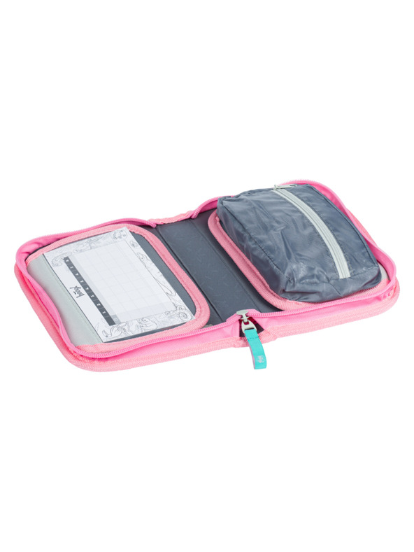 BAAGL  BAAGL 5 SET Zippy Plameňák: šolska torba, peresnica, vrečka, mapa, škatla