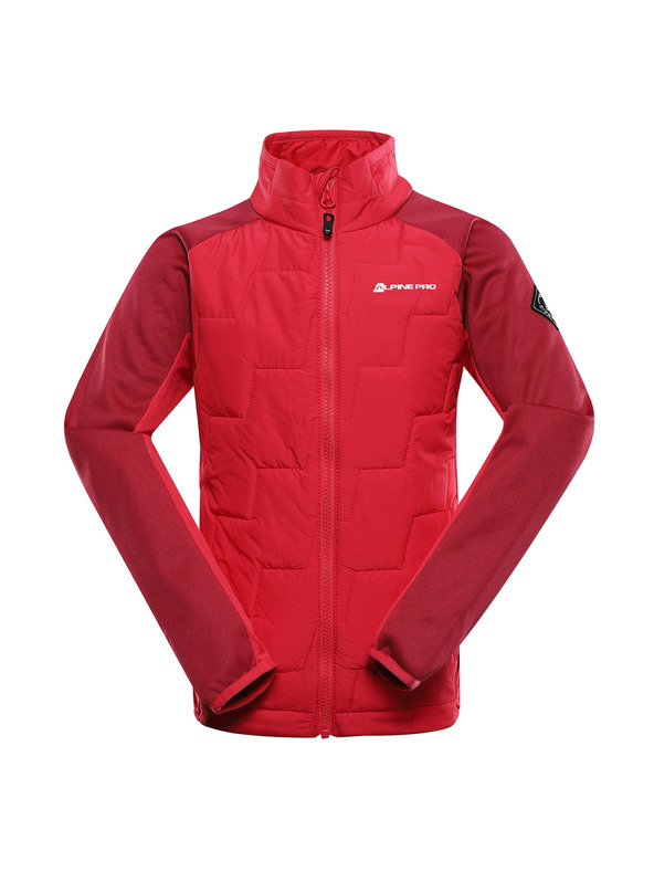 ALPINE PRO Otroška jopica z merino polnilom ALPINE PRO JORWO raspberry