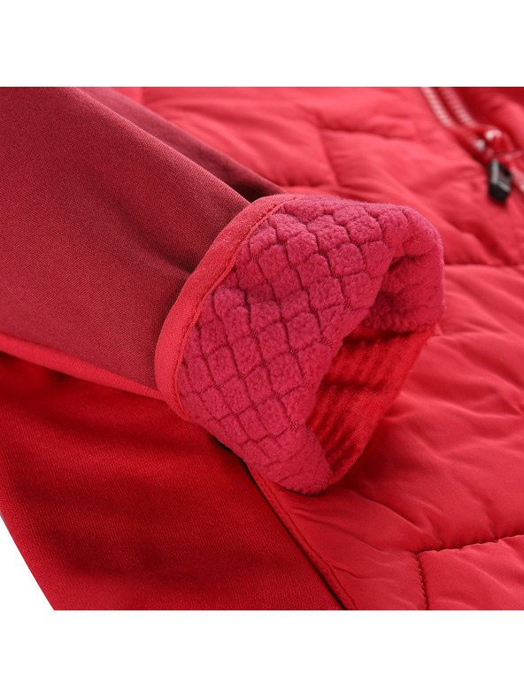 ALPINE PRO Otroška jopica z merino polnilom ALPINE PRO JORWO raspberry
