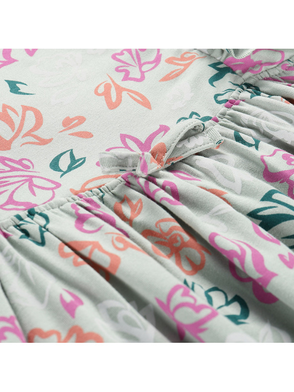 ALPINE PRO Otroške poletne obleke ALPINE PRO EDANO pale aqua varianta pe