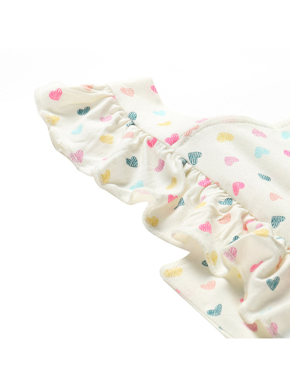 ALPINE PRO Otroške poletne obleke ALPINE PRO EDANO creme varianta pc