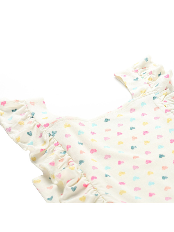 ALPINE PRO Otroške poletne obleke ALPINE PRO EDANO creme varianta pc