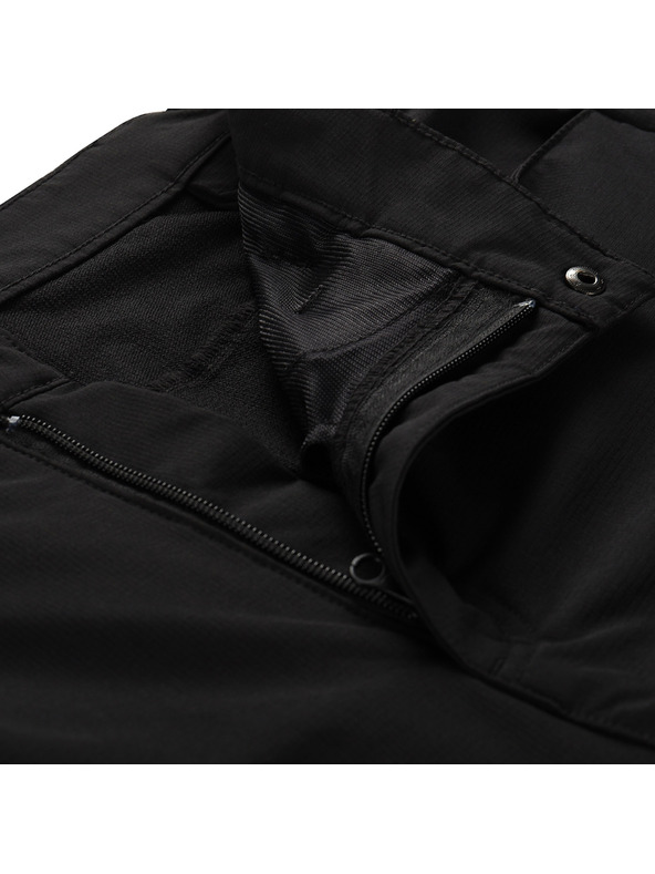 ALPINE PRO Moške softshell hlače s cool dry ALPINE PRO CORB črna