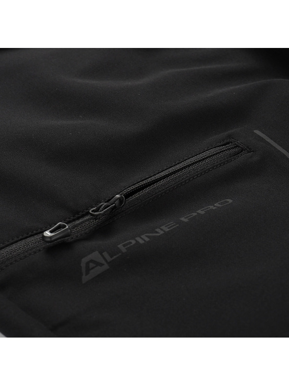 ALPINE PRO Moške softshell 3/4 hlače ALPINE PRO WEDER 2 črna