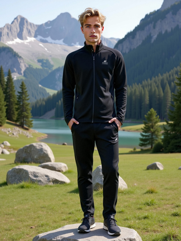 ALPINE PRO Moška hitrosušeča jopa ALPINE PRO GOLL 2 črna