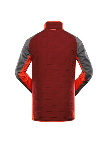 ALPINE PRO Moška jopa z merino polnilom ALPINE PRO JORW burgundec